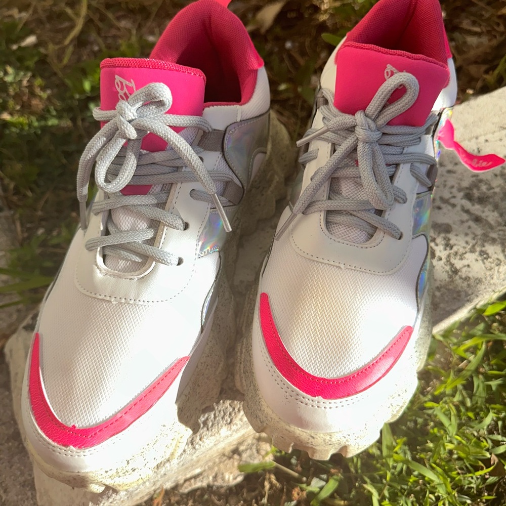 NWT Barbie White and Pink Women's Shoes